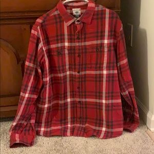 Men’s long sleeve flannel- size L